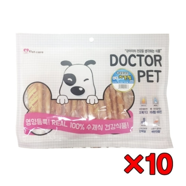 닥터펫 우피 치킨껌 300g(특가할인10개묶음)-강아지용품-애견용품-멍뭉이마트