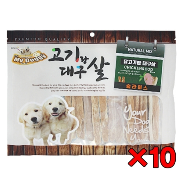 마이도기 슬라이스 닭고기랑 대구살 300g(특가할인10개묶음)-강아지용품-애견용품-멍뭉이마트