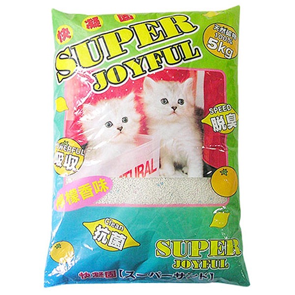 슈퍼 조이풀 고양이 모래 5kg-강아지용품-애견용품-멍뭉이마트