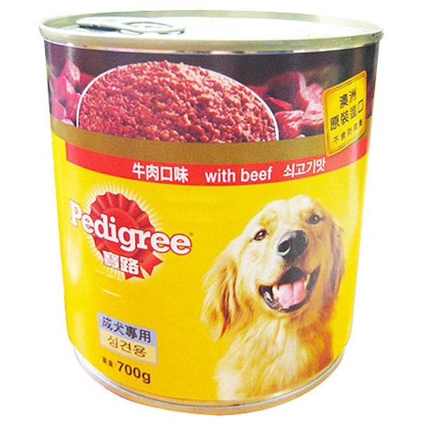 페디그리 쇠고기 성견용 캔 700g-강아지용품-애견용품-멍뭉이마트