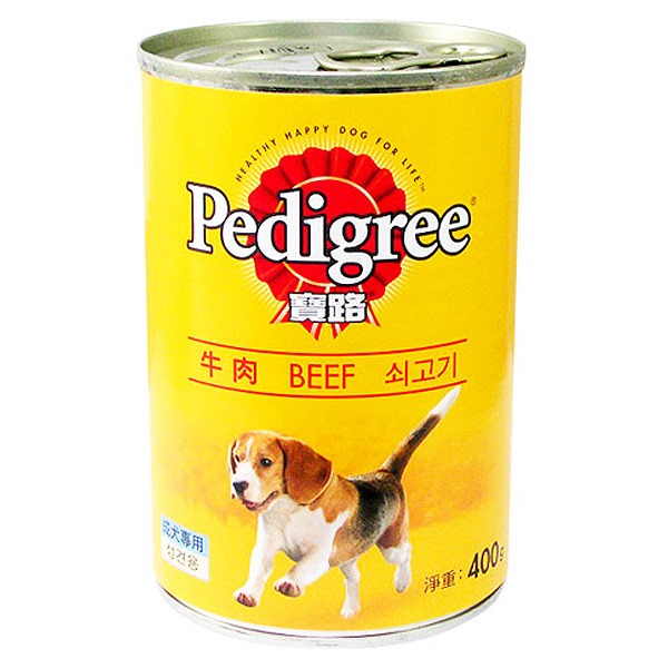 페디그리 쇠고기 성견용 캔 400g-강아지용품-애견용품-멍뭉이마트